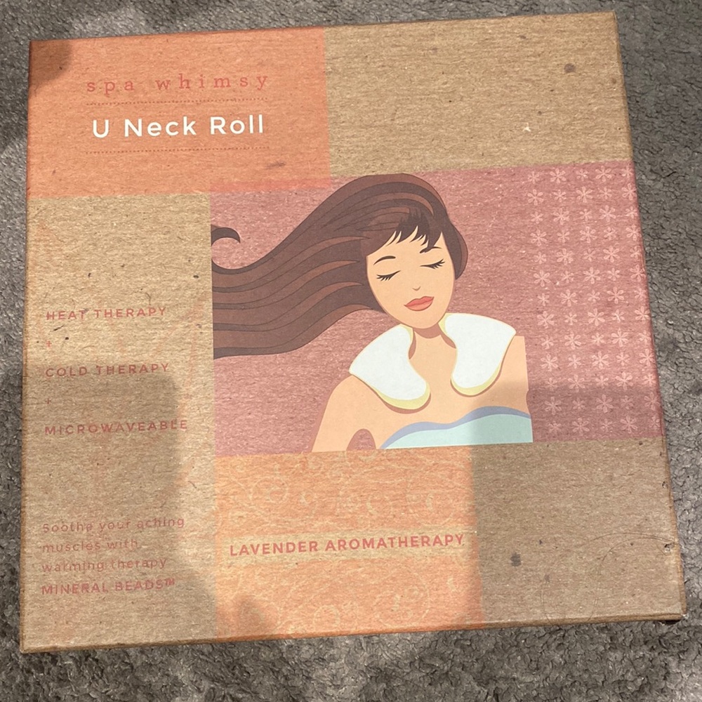 U neck roll lavender aromatherapy